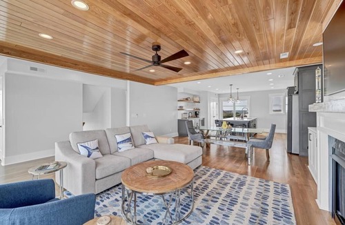 Topsail Beach House | Namaste #216 - Dog Friendly Oceanfront Escape with Elevator, Loft, and More.
