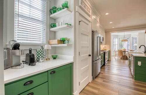 Seabrook House | NEW! 10 min. Walk to Town & Beach, PVT Hot Tub + Fenced Yard, Bikes, Fire-pit