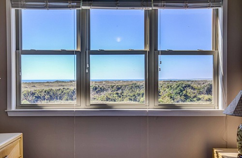 Topsail Beach House | Ocean and waterway-view duplex - pool, beach access, washer/dryer, central AC