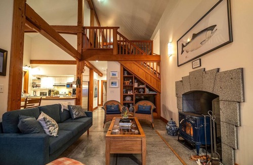 Campbell River House | Oceanfront TimberFrame Home | Pool, HotTub & Views