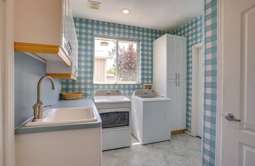 Clearfield House | Office, Fire Pit, Deck! Large Rental Near Hill AFB