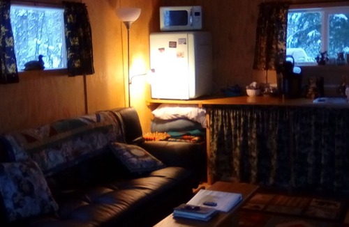 Talkeetna Cabin | One bedroom cabin with inside toilet and stand up loft. PET FRIENDLY!