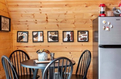 Paradise Estates Cabin | Perch - Waterfront A-Frame 2BR Cabin w/Stylish Design and Hot tub!