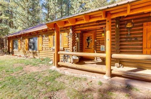 Vallecito Cabin | Pet-Friendly Bayfield Cabin w/Game Room & Hot Tub