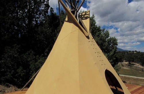 Salida RV Rental | Pet Friendly Mountain Tipi for Glamping in Salida, Colorado