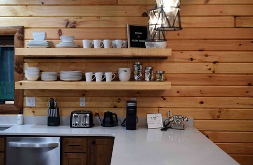 McHenry Cabin | Pool, HotTub, FirePit, EVCharger, & Great Location