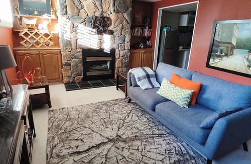 Cedarbrae Apartment | Private lower level suite with fireplace and a feeling of home