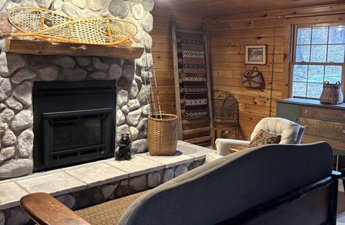 Potsdam Cabin | Private Riverfront Cabin with Waterfalls on the St. Regis River, New York