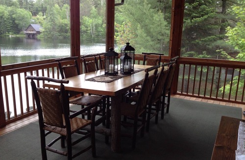 Rainbow Lake House | Rainbow Lake Front Retreat - Serenity Abounds!