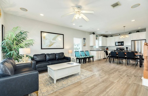 Terramar Beach House | Recently Refreshed Bayfront Home w/Private Dock & 3 Decks, 1 mi from Beach