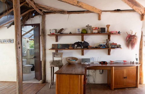 Mayto Cottage | Remote, romantic jungle palapa overlooking the ocean with 3 beds, kitchen + bath