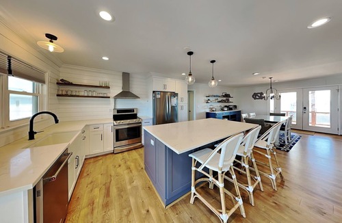 Topsail Beach House | Sea Ya Beaches | Canalfront + Covered Porch!