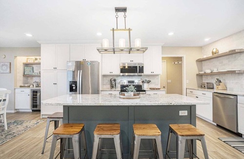 Saugatuck House | Silver Lake Retreat: Private Lake Access & Swimming Pool, Sandy Beach, Fire Pit