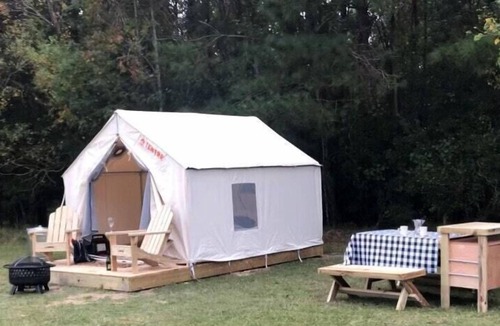 Mandeville RV Rental | Tentrr State Park Site - Louisiana Fontainebleau State Park - Teepee Field B -