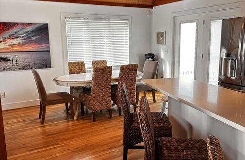 Topsail Beach House | Topsail Beach Waterfront Home with Private Dock & Breathtaking Views!