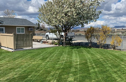 Desert Aire House | Two bedroom, three bathroom fenced yard. Game room with hide a bed. Pet friendly