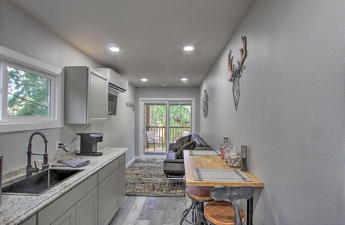 Pierce County Apartment | Unique Container Studio w/Deck & Fire Pit!
