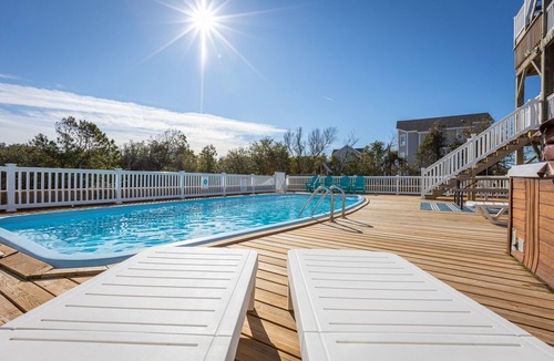 Whalehead Beach House | Updated, Corolla Home; 5 mins to Beach, Heated Pool, 2 Hot Tubs, Game Room