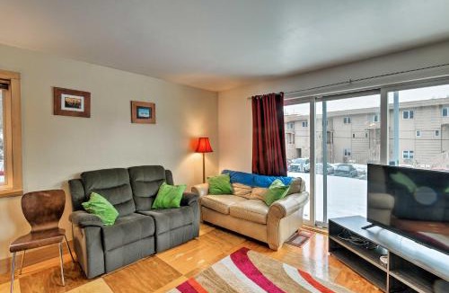 South Addition House | Walk to Town & Coast: Anchorage Condo w/Fireplace