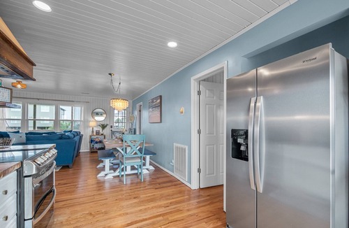 Topsail Beach House | Water view house Topsail beach with Golf cart- Top unit