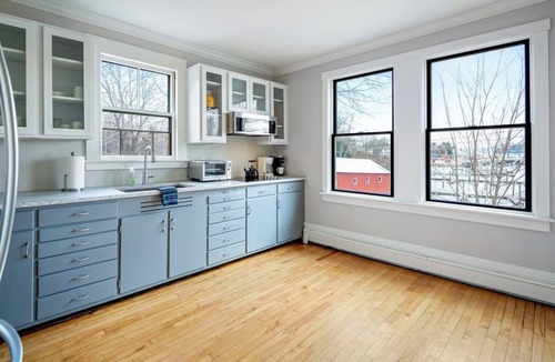 Camden House | Waterfront, walkable, updated home with harbor views & partial AC