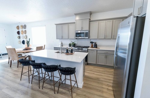 Eagle House | Welcome to The Velvet Spur, a thoughtfully designed western retreat where elevated comfort meets effortless style. Nestled in Eagle, across from Eagle Island. This home is your perfect home base for relaxing and exploring,