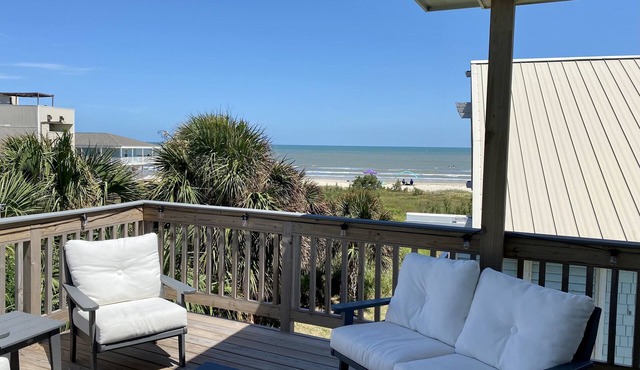 1st Block Beachside Home! One Story, 4/3, Steps to the beach, Striking views!