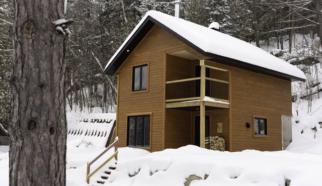 [# 5 The Hare] Rustic chalet by the river. in Bowman