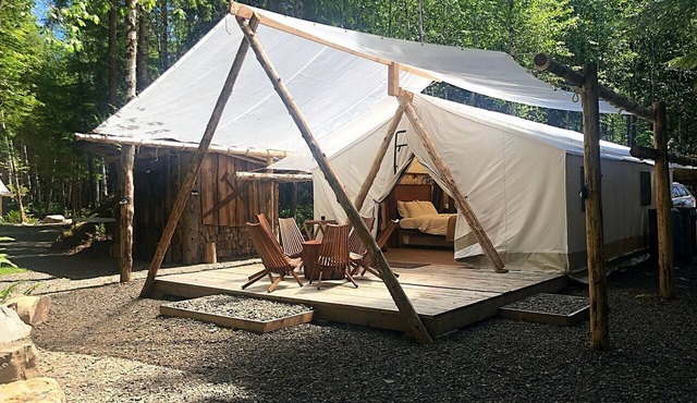 Beautiful Safari Tent near Olympic National Park for an Amazing Glamping Experience near Forks, Washington