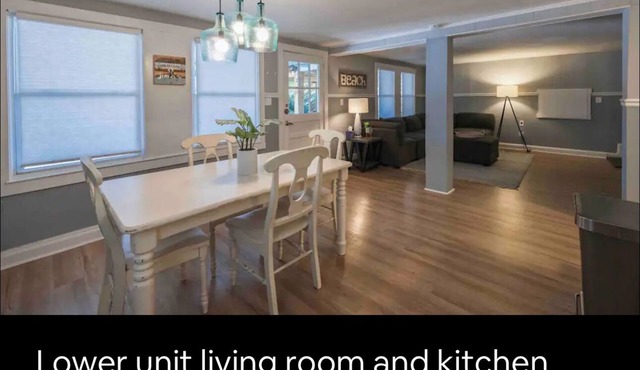 Beautifully redone 1941 Beach House. Spacious, contemporary with a modern feel.