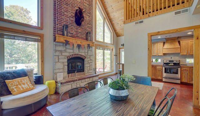 Boat Dock & Fire Pit: Lakefront Paradise in Eucha! in Eucha