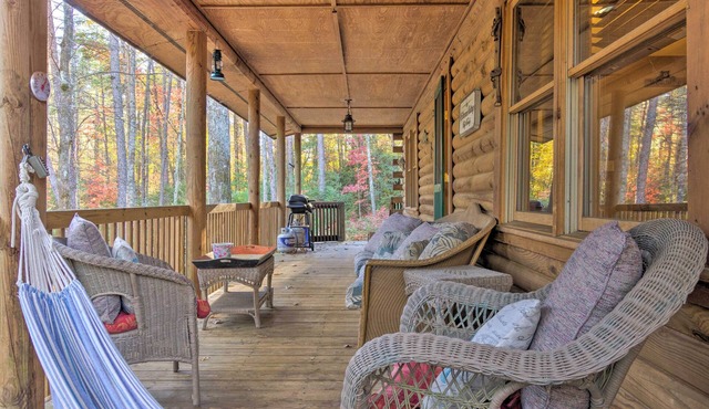 Cedar Mountain Log Cabin: 4 Mi DuPont State Forest in Cedar Mountain