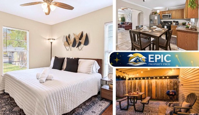Comfortable 3BR Home with Backyard for BBQs