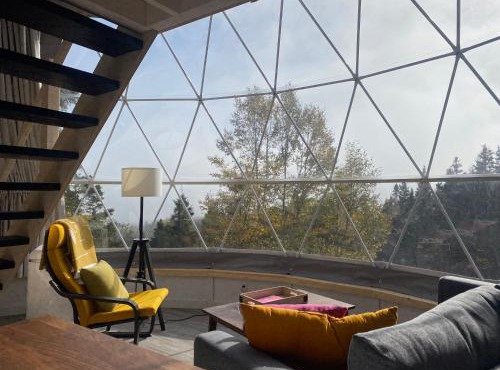 Domes Rocher Percé at Domaine Renard in Perce