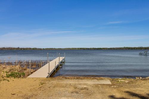 For Anglers & Boaters! Beachfront Gull Lake Cabin