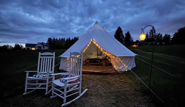 Glamping Tent 5 Acre Amazing Views of Cascades Salish Sea & Mt Rainier - #2 of 4