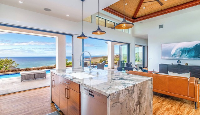 Gorgeous Newly-Built Ranch Home w/Panoramic Ocean Views