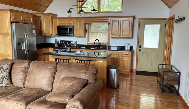 Gorgeous views from this 2 bed/2 bath home near Murphy, NC