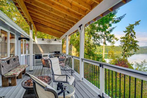 Hood Canal Views: Remote Cabin in Quilcene!