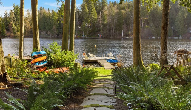 Lakefront Cottages/dock/kayaks/grill/firepit/views/easy access to Seattle