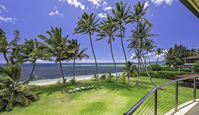 Luxurious Beach Front North Shore Home with Panoramic Ocean Views