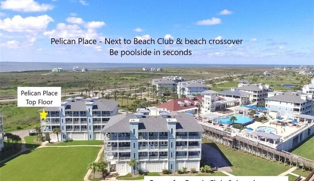 Pelican Place -Beach Front-Ocean View- Next to Beach Club- 3BD/2BA. Sleeps 8