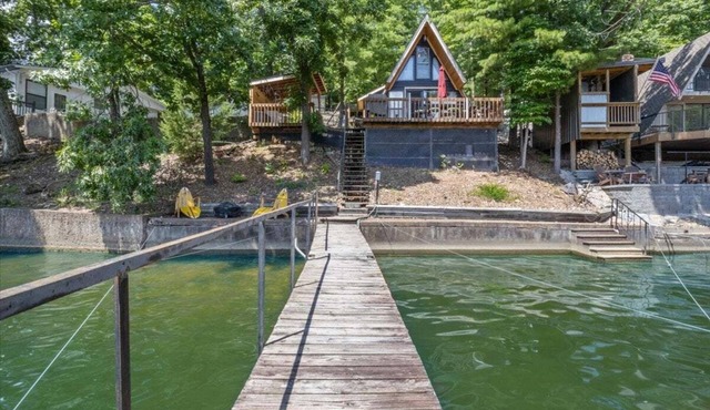 Pet Friendly A Frame w/Private Dock & Great Lake Views