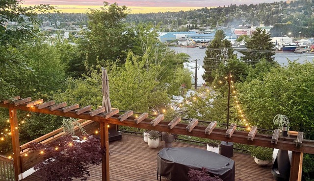 Queen Anne Condo with Water Views & Private Deck