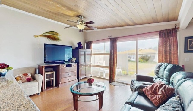 Serene coastal condo with pool view, shared hot tub & beach trail access