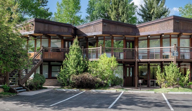 Steps to Gondola Mountain Views Private Parking Aspen Core 2BR Sleeps 6