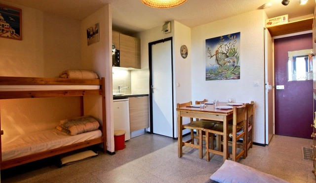 Studio cabin 4 places at the foot of the slopes, valley view in Chamrousse