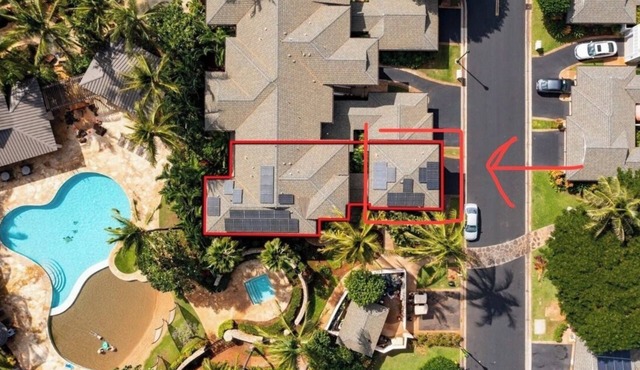 Walk to the Beach and Swim in the Pool of this Private Bungalow Apartment!
