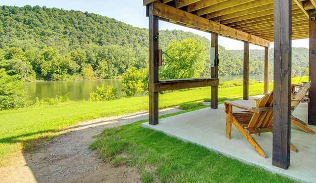 Waterfront Cabin on White River w/Deck + Patio!