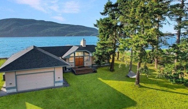 Waterfront home on Guemes, the San Juan’s quietest island